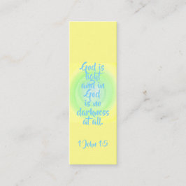 God is licht en in God is geen duisternis Mini Visitekaartje