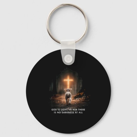 God Is Licht In Hem Is Geen Duisternis Ch Sleutelhanger (Voorkant)