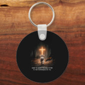 God Is Licht In Hem Is Geen Duisternis Ch Sleutelhanger (Voorkant)