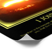 God is Licht Poster (Hoek)