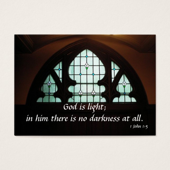 God is Licht Visitekaartje (Voorkant)