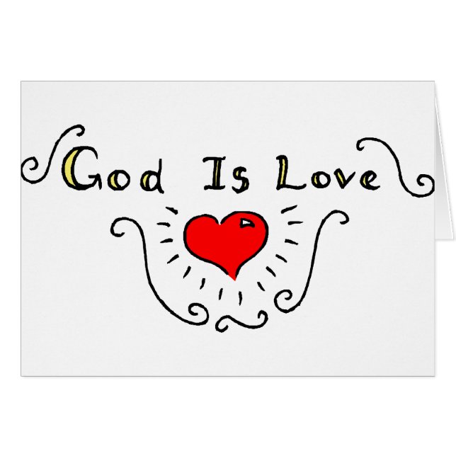 God is liefde (Voorkant Horizontaal)