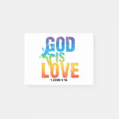 God is Liefde 1 John 4:16 Post-it® Notes (Voorkant)