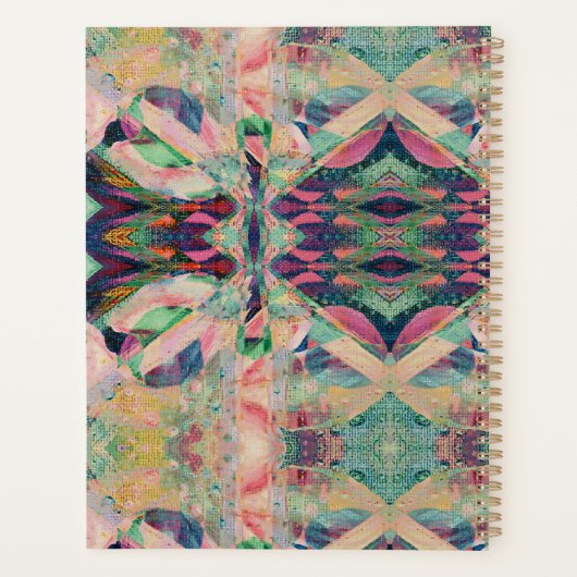 God is Liefde (Abstracte Bergen) Planner (Achterkant)