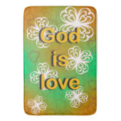 God is liefde badmat (Voorkant Verticaal)