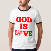 God is liefde bijbel citaat Mannen Ringer
