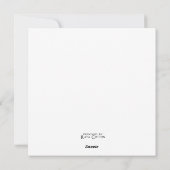 God is liefde Bijbelse Wenskaart Denken aan U Feestdagenkaart (Achterkant)