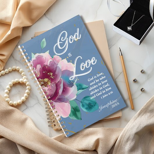God is liefde Bijbelvers Christelijk Planner