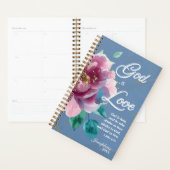 God is liefde Bijbelvers Christelijk Planner (Display)