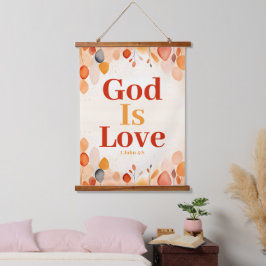 God is Liefde Boho Christelijke Muur Hangend Wandkleed