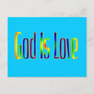 God is liefde briefkaart