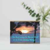 God is Liefde Briefkaart (Staand voorkant)
