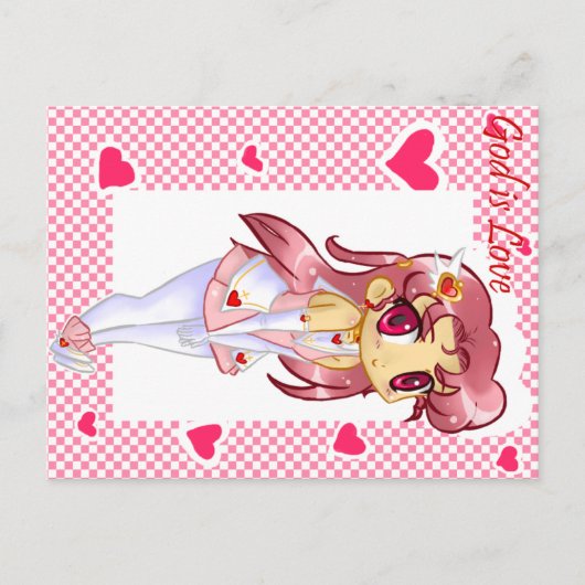 God is liefde briefkaart (Voorkant)