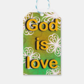 God is liefde cadeaulabel (Voorkant)