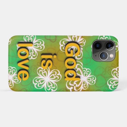God is liefde Case-Mate iPhone case (Achterkant (horizontaal))