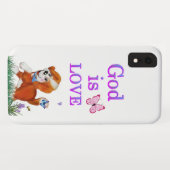 God is liefde Case-Mate iPhone case (Achterkant (horizontaal))