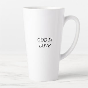 GOD IS LIEFDE Christelijk Geloof Quote Latte Mok