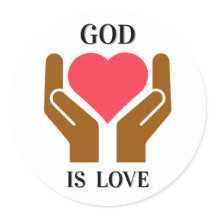 God Is Liefde Christelijk Hart & Handen