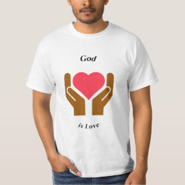 God is Liefde Christelijk T-shirt