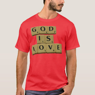 God is Liefde Christelijk T-shirt