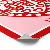 God is liefde Christus Christelijke muurkunst Prin Poster (Hoek)