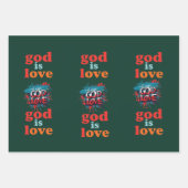 God is liefde: een boodschap van troost inpakpapier vel (Voorkant 2)