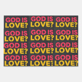 God is liefde: een vriendelijke herinnering inpakpapier vel (Voorkant 3)