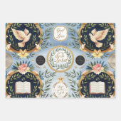 God is liefde en vredige duif inpakpapier vel (Voorkant 3)