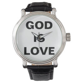 God is liefde horloge