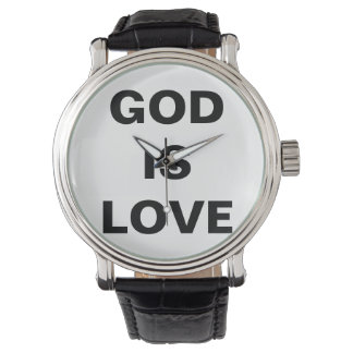 God is liefde horloge