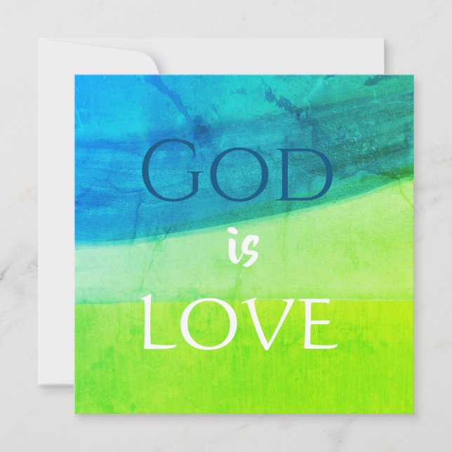 God is Liefde Inspiratiekaart (Voorkant)