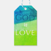 God is Liefde Inspirerend Cadeaulabel (Voorkant)
