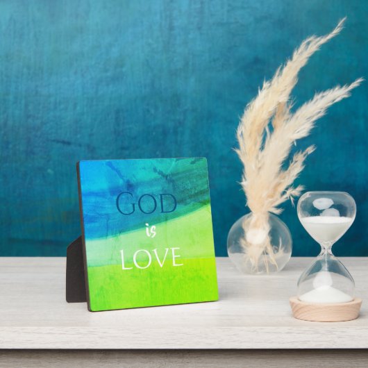 God is Liefde Inspirerend Fotoplaat (Insitu)