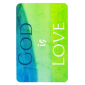 God is Liefde Inspirerende Magneet (Verticaal)