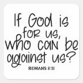 God is liefde Jezus Christelijke inspiratie Vierkante Sticker (Voorkant)