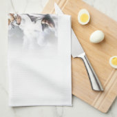 God is Liefde, Jezus keuken handdoek (Quarter Fold)