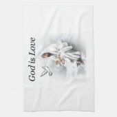 God is Liefde, Jezus keuken handdoek (Verticaal)