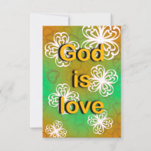 God is liefde kaart