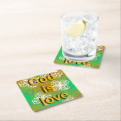 God is liefde kartonnen onderzetters (Insitu)