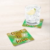 God is liefde kartonnen onderzetters (Insitu)