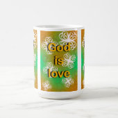 God is liefde koffiemok (Center)