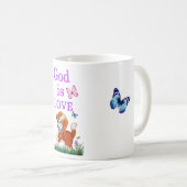 God is liefde koffiemok (Voorkant rechts)