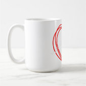 God is liefde. koffiemok (Links)