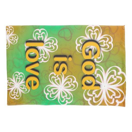 God is liefde kussensloop (Voorkant)