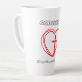 God is liefde. latte mok (Linkerhoek)