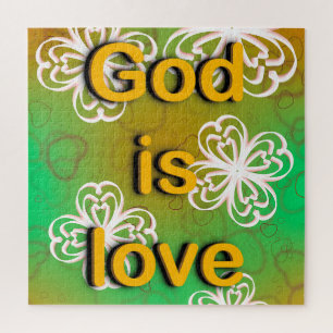 God is liefde legpuzzel