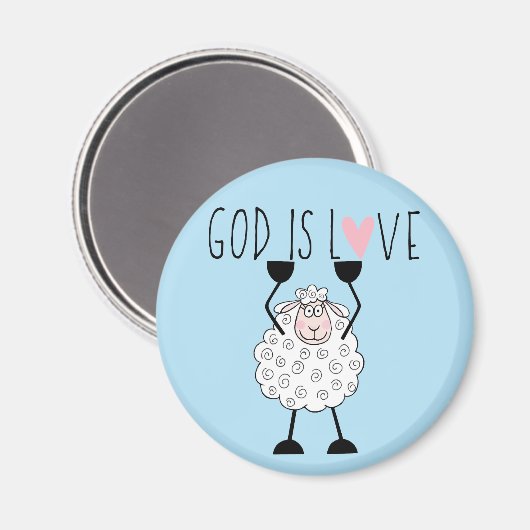 “God is Liefde” Magneet (Voorkant / Achterkant)