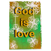 God is liefde medium cadeauzakje (Voorkant)