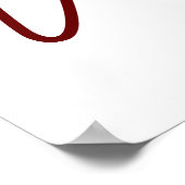 God is Liefde Modern Christelijk Poster (Hoek)