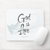 God is liefde muismat (Met muis)